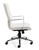 Offices to Go Luxhide Managers Chair in White Luxhide side view Offices to Go Luxhide Managers Chair in White Luxhide side view