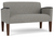 Lesro Belmont Loveseat Connely Dove Open Box 
