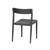 Eurostyle Ronan Outdoor Stacking Side Chair, Carton of 2, Powder Coated Aluminum Frame with
Rope Woven Seat, 3/4 Rear View