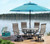 Homecrest 7.5' Octagonal Market Outdoor Umbrella adds a pop of style and color to your patio (*Seating sold separately)