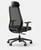Branch Furniture Multi-Task Chair, Black Mesh with Frame, Optional Headrest, 3/4 Rear View