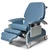 Intensa Healthcare 587 Series Extra Wide Clinical Care Recliner, Fold Down Tables, Optional Drop Arms, 3/4 Front First Recline Position View