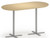 Avon Oval Table, 42"H in Natural Maple Avon Oval Table, 42"H in Natural Maple