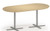 Avon Oval Table, 30" H in Natural Maple Avon Oval Table, 30" H in Natural Maple