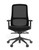 Element Moxy Task Chair, Black Element Upholstery, Height Adjustable Arms, Front View