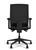 Element S6 Mesh Task Chair, Element Black Seat Fabric, Height Adjustable Arm, Rear View