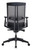 Element Vex Mesh Task Chair with Black Frame, Element Black Seat Fabric, 6 Way Adjustable Arm, Rear View