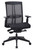Element Vex All Mesh Task Chair with Black Frame, 6 Way Adjustable Arm, 3/4 Front View