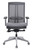 Element Vex All Mesh Task Chair with Gray Frame, 6 Way Adjustable Arm, Front View