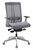Element Vex All Mesh Task Chair with Gray Frame, 6 Way Adjustable Arm, 3/4 Front View