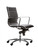 Element G6 Conference Chair, Black Vinyl, 3/4 Front View