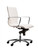 Element G6 Conference Chair, White Vinyl, 3/4 Front View