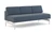 Interwoven by Kimball Embra Armless Sleep Sofa, White Frame, 3/4 Front View