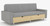 Interwoven by Kimball Villa Health Sleep Sofa with Drawers, Clear Plywood Finish, 3/4 Front View