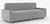 Interwoven by Kimball Villa Health Sleep Sofa, Optional Armcaps in Grey Polyurethane, Optional Casters, 3/4 Front View