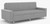 Interwoven by Kimball Villa Health Sleep Sofa, Optional Armcaps in Grey Polyurethane, 3/4 Front View
