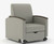 Interwoven by Kimball Shore Single Sleeper Chair, Optional Armcaps, 3/4 Front View