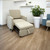 Interwoven by Kimball Shore Single Sleeper Chair can be partially or fully extended