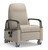 Interwoven by Kimball Havei Patient Recliner with Transfer Arms, 3/4 Front View