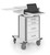 Raspberry Point of Care Cart, Laptop Slideout Shown 3/4 Front View