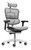 Ergohuman High Back All Mesh Executive Generation 2, Grey, 3/4 front view