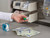 Raspberry Med Modular Supply Storage Cabinet, Bin Boxes Detail