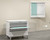 Raspberry Esophageal Dilator Cart, Horizontal Storage and Wall Unit