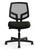Hon Volt Synchro-Tilt Mesh Task Chair, Black Fabric Seat, Armless, Front View