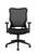 Hon Wave All Mesh High Back Task, Black Mesh Back and Sandwich Mesh Seat, Front View