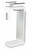 Humanscale CPU Holder (CPU200) : White with Brushed Aluminum Finish