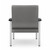 Regency Welcome Bariatric Chair, Black Antimicrobial Vinyl, Back View