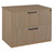 Regency Amber Laminate Lateral File Cabinet, Noble Oak, 3/4 Front View