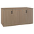 Regency Amber Laminate Storage Buffet, Noble Oak, 3/4 Front View