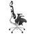 Regency Omega Leather Executive Chair, Black Leather, 3/4 Front View