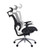 Regency Omega Mesh Executive Chair, Black Mesh, Side View Tilted