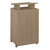 Regency Amber Laminate Lectern, Noble Oak, 3/4 Front View