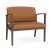 Lesro Amherst Steel Bariatric, 33" Wide, Back & Seat Material: Vinyl Caramel, Steel Frame Finish: Bronze