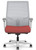 Ignition 2.0 Series ® Big and Tall Task, Moxie Cherry Vinyl, Fog Mesh, White Lumbar, Frame and Base, All Adjustable Arms