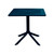 Regency Valencia Square Bistro Table, Coastal Navy, Front View