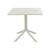 Regency Valencia Square Bistro Table, White Down, Front View