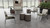 Lesro Opal Steel Reception Series can be upholstered in contrasting fabrics,