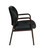Luxhide Guest Chair with Espresso Wood Accents Luxhide Guest Chair with Espresso Wood Accents