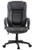 EuroTech Pembroke Executive Leather Tilter in Black Eco-leather, Front View EuroTech Pembroke Executive Leather Tilter in Black Eco-leather, Front View