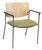 Evolve Oversized Upholstered Guest with Natural Wood Back and arms Evolve Oversized Upholstered Guest with Natural Wood Back and arms