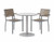 Eveleen Aluminum Frame Guest, Mocha Polypropylene seat and back, silver frame Eveleen Aluminum Frame Guest, Mocha Polypropylene seat and back, silver frame