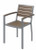 Eveleen Aluminum Frame Guest, Mocha Polypropylene seat and back, silver frame Eveleen Aluminum Frame Guest, Mocha Polypropylene seat and back, silver frame