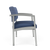 Lesro Lenox Steel Frame Bariatric, Huron Scooner Back Upholstery, Silvertex Sapphire Seat Upholstery, Silver Frame Finish, Side View Lesro Lenox Steel Frame Bariatric, Huron Scooner Back Upholstery, Silvertex Sapphire Seat Upholstery, Silver Frame Finish, Side View