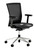Upton All Mesh Task Quickship in all Charcoal mesh with Polished Aluminum base Upton All Mesh Task Quickship in all Charcoal mesh with Polished Aluminum base