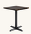 Proof Table with Studio Teak Laminate Top and Black X Base Proof Table with Studio Teak Laminate Top and Black X Base