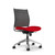 SitOnIt Wit Mid Back Task Chair with Nickel Mesh, silver back support and aluminum base, armless